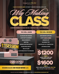 1:1 Wig Making Class
